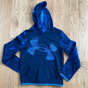 Boys Under Armour navy hoodie